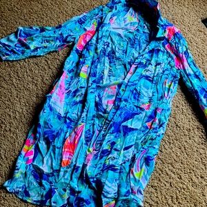 Lilly Pulitzer button up tunic M